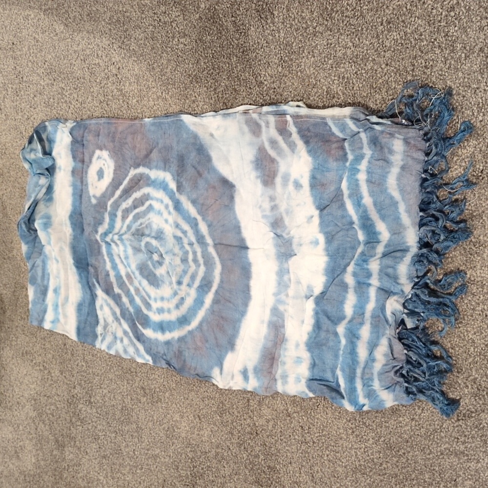 Tie dye blanket scarf/wrap